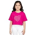 KiddoPanti Girls 100 Cotton Solid Drop Shoulder