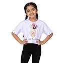 KiddoPanti Girls 100 Cotton Solid Drop Shoulder