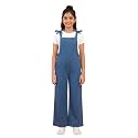 KiddoPanti Girls Denim Dungaree Pant Cotton