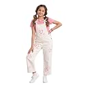 KiddoPanti Girls Denim Dungaree Pant Cotton