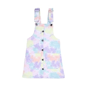 KiddoPanti Girls Denim Dungaree Skirt