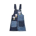 KiddoPanti Girls Denim Dungaree Skirt