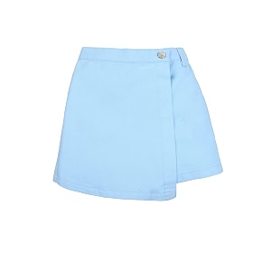 kiddopanti girls denim over lap shorts