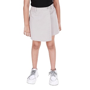 kiddopanti girls denim over lap shorts