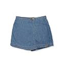 KiddoPanti Girls Denim Over Lap Shorts