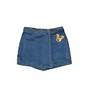 KiddoPanti Girls Denim Over Lap Shorts