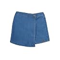 KiddoPanti Girls Denim Over Lap Shorts