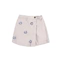 KiddoPanti Girls Denim Over Lap Shorts