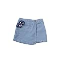 KiddoPanti Girls Denim Over Lap Shorts