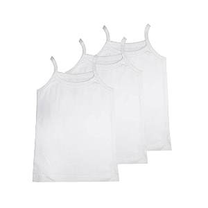 KiddoPanti Girls Solid Tank Top Pack of