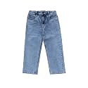 KiddoPanti Girls Solid Waist Elasticated Straight Fit