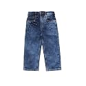 KiddoPanti Girls Solid Waist Elasticated Straight Fit