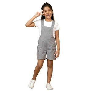 kiddopanti unisex denim cargo dungaree shorts  691 cotton 29 spun poly 19 spandex  above knee length  soft breathable summer dungaree