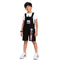 KiddoPanti Unisex Denim Cargo Dungaree Shorts | 69.1% Cotton 29% Spun Poly 1.9% Spandex | Above Knee Length | Soft Breathable Summer Dungaree