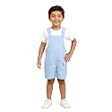 KiddoPanti Unisex Denim Cargo Dungaree Shorts | 69.1% Cotton 29% Spun Poly 1.9% Spandex | Above Knee Length | Soft Breathable Summer Dungaree