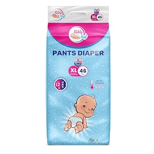 kiddy soft baby diaper super jumbo pack  size - small xl