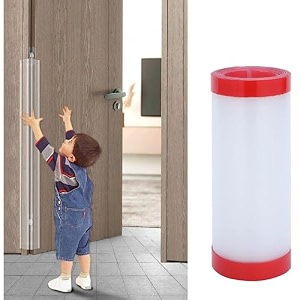 children door gap safety at home finger pinch protector strip - pack of 1 transparent