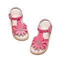 Kiderence Toddler Flower Girl Sandals Open Toe Dress Shoes Wedding Party