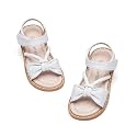 Kiderence Toddler Flower Girl Sandals Open Toe Dress Shoes Wedding Party