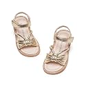 Kiderence Toddler Flower Girl Sandals Open Toe Dress Shoes Wedding Party