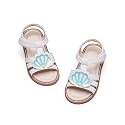 Kiderence Toddler Flower Girl Sandals Open Toe Dress Shoes Wedding Party