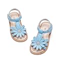 Kiderence Toddler Flower Girl Sandals Open Toe Dress Shoes Wedding Party
