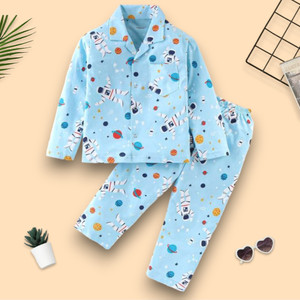 kidfella kids nightwear baby girls printed nylon