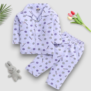 kidfella kids nightwear baby girls printed nylon