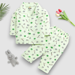 kidfella kids nightwear baby girls printed nylon