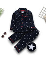 KidFella Baby Girls Printed Nylon Kids Nightwear (Multicolor Pack of 1)
