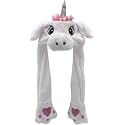 Kiditos Bunny Cap With Moving Ears (LED Glowing) Girls Headwear Plush Funny Hat, Wool Winter Cap
