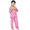 Cotton Cute Sleepwear for Girls | Charming Printed Pajama Set | Full Sleeves Kurta Pajama Set