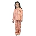 Cotton Cute Sleepwear for Girls | Charming Printed Pajama Set | Full Sleeves Kurta Pajama Set