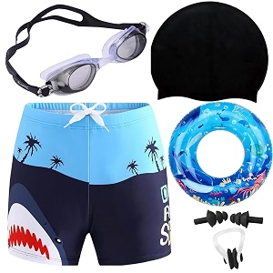 Kids 6-in-1 Swimming Kit Includes Swim Trunks