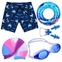 Kids 6-in-1 Swimming Kit Includes Swim Trunks