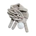 Kids Animal Knit Scarf – Soft Double‑Layer Winter Accessory for Children