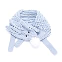 Kids Animal Knit Scarf – Soft Double‑Layer Winter Accessory for Children