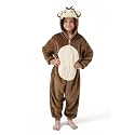 Kids Animal Onesie Halloween Funny Costume Cosplay Pajamas 3-14Y