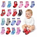 Kids Ankle Length Cotton Socks – Assorted Multicolor Cute Cartoon Prints | Soft, Breathable &amp; Stretchable | Comfortable Everyday Wear for Boys &amp; Girls