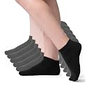 Kids Athletic Ankle Socks | No Show Viscose Bamboo Cushioned Socks for Kids