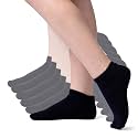 Kids Athletic Ankle Socks | No Show Viscose Bamboo Cushioned Socks for Kids