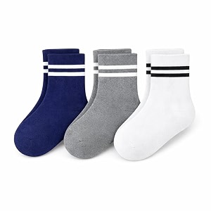 kids bamboo cotton socks for boys amp girls  ultra-soft breathable amp anti-odor  stretchable socks for school amp casual use pack of 4 age 49 years