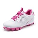 Kids Baseball Cleats for Boys and Girls, Lightweight Youth Softball Shoes