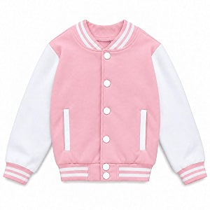 Kids Baseball Jackets Boys Girls Fit Varsity