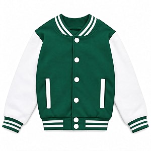 Kids Baseball Jackets Boys Girls Fit Varsity