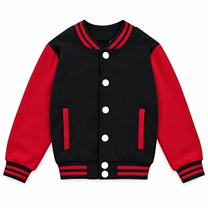 Kids Baseball Jackets Boys Girls Fit Varsity