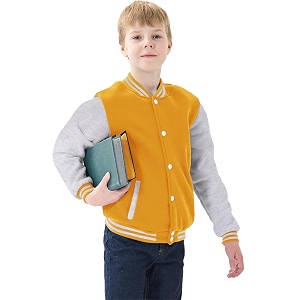 Kids Baseball Jackets Boys Girls Fit Varsity