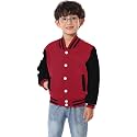 Kids Baseball Jackets Boys Girls Fit Varsity