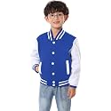 Kids Baseball Jackets Boys Girls Fit Varsity