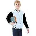 Kids Baseball Jackets Boys Girls Fit Varsity